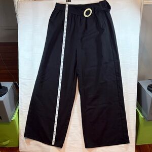 Elegant Black Wide Leg Pants